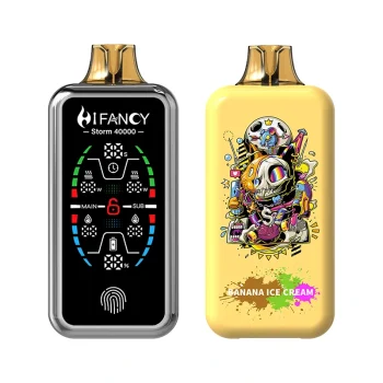 BANANA ICE CREAM Hifancy Storm 40000 Disposable Vape 40K Puffs 37mL EU Warehouse #2