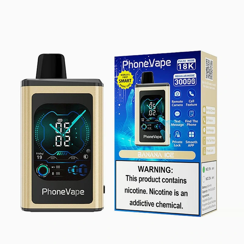 BANANA ICE JNR Phone Vape 30000 Disposable Vape 30K Puffs 19ML #4 BANANA ICE JNR Phone Vape 30000 Disposable Vape 30K Puffs 19ML #4