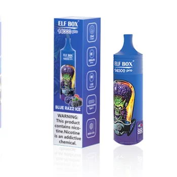 BLUE RAZZ ICE ELF BOX RGB 14000 Pro Disposable Vape 14K Puffs 25ML