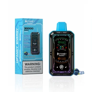BLUE RAZZ ICE Hifancy Energy 30000 Disposable Vape 30K Puffs 34ML EU Warehouse #4