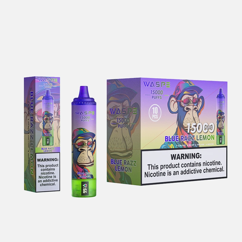 BLUE RAZZ LEMON WASPE 15000 Disposable Vape 15K Puffs 22ML #4 BLUE RAZZ LEMON WASPE 15000 Disposable Vape 15K Puffs 22ML #4