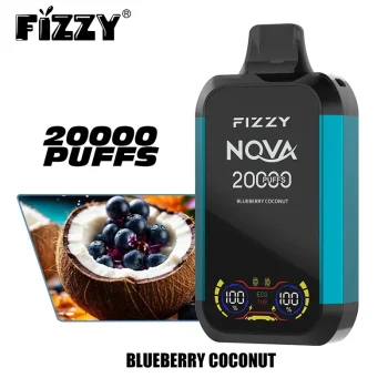 BLUEBERRY COCONUT Fizzy Nova 20000 Disposable Vape 20k Puffs 26ML EU Warehouse #1