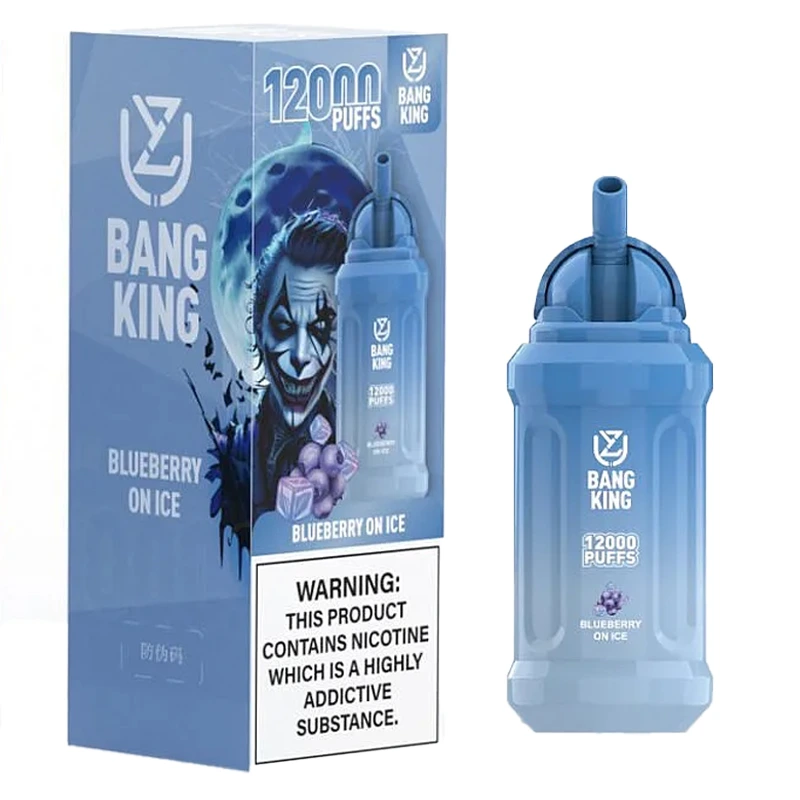 BLUEBERRY ON ICE UZY Bang King 12000 Disposable Vape 12K Puffs 23ML #1 BLUEBERRY ON ICE UZY Bang King 12000 Disposable Vape 12K Puffs 23ML #1