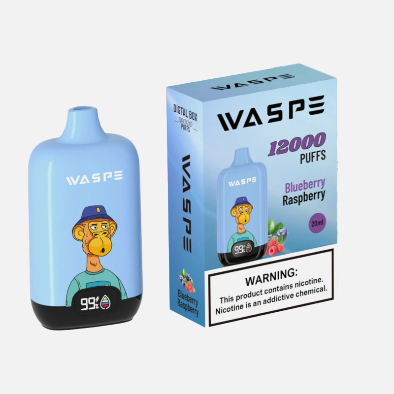 BLUEBERRY RASPBERRY WASPE Digital Box 12000 Disposable Vape 12K Puffs 20ML #2 BLUEBERRY RASPBERRY WASPE Digital Box 12000 Disposable Vape 12K Puffs 20ML #2