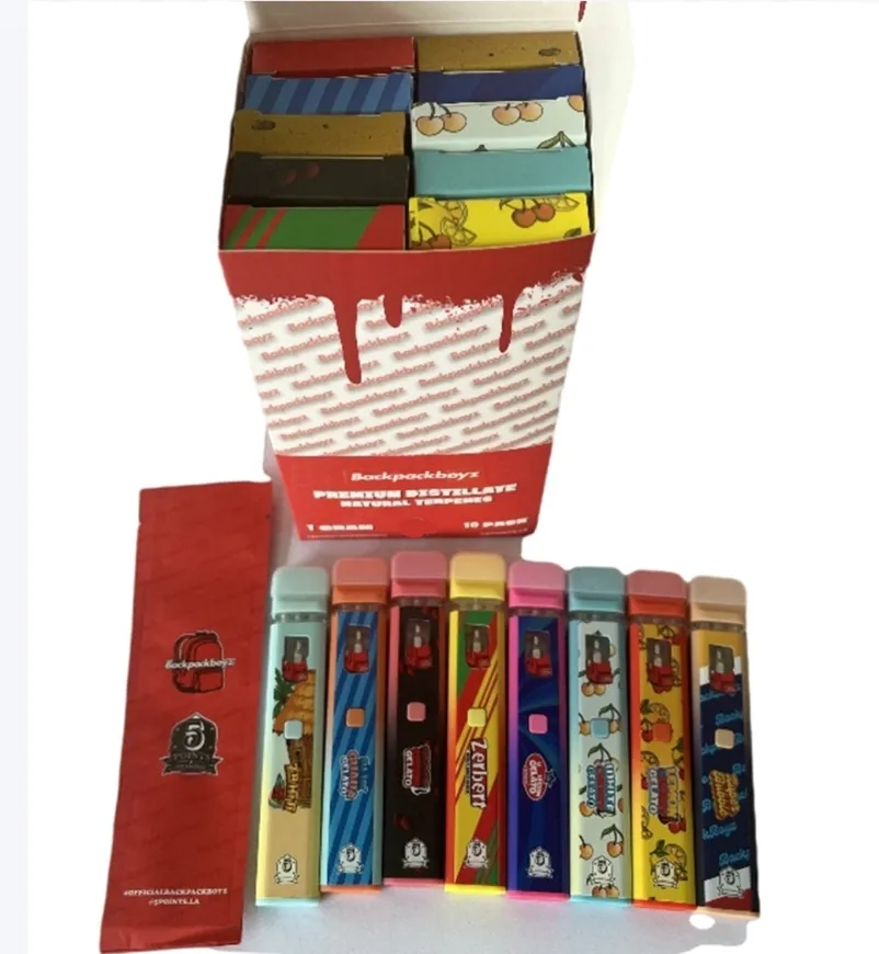 Backpackboyz Vape Kit 1ML Carrello monouso 1g confezione 2 Backpackboyz Vape Kit 1ML Carrello monouso 1g confezione 2