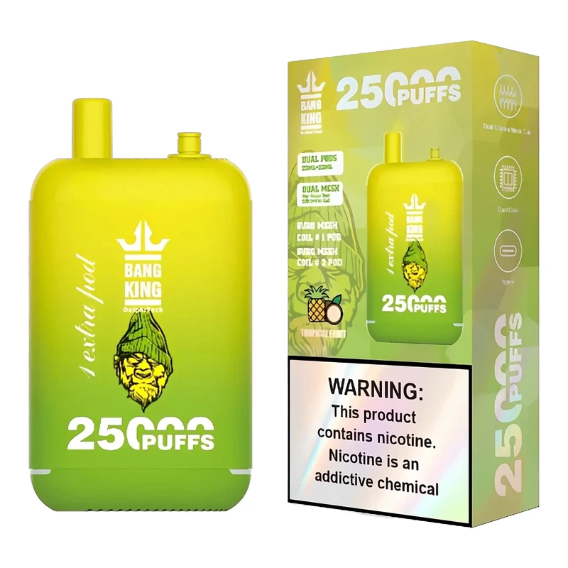 Bang King 25000 Disposable Vape 15K Puffs 23+23ml Double Pod #1 Bang King 25000 Disposable Vape 15K Puffs 23+23ml Double Pod #1