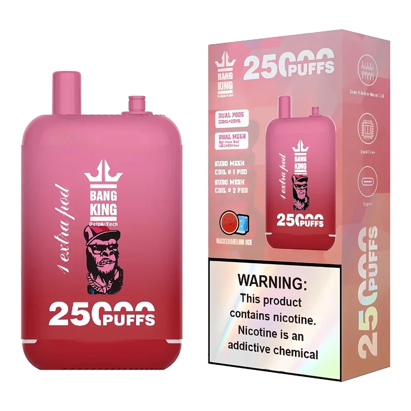 Bang King 25000 Disposable Vape 15K Puffs 23+23ml Double Pod #9 Bang King 25000 Disposable Vape 15K Puffs 23+23ml Double Pod #9