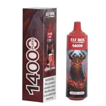 CHERRY SODA ELF BOX 14000 Disposable Vape 14K Puffs 25ML #5