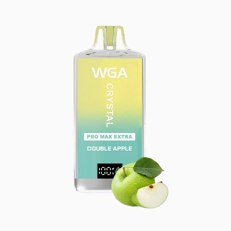 DOUBLE APPLE WGA Crystal Pro Max Extra 15000 Disposable Vape 15K Puffs 25ML #4 DOUBLE APPLE WGA Crystal Pro Max Extra 15000 Disposable Vape 15K Puffs 25ML #4