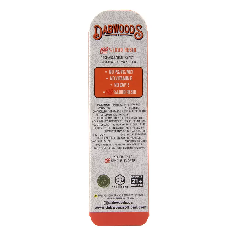 Dabwoods Vape Kit 1ML Engångskartong 1g förpackningslåda 2 Dabwoods Vape Kit 1ML Engångskartong 1g förpackningslåda 2