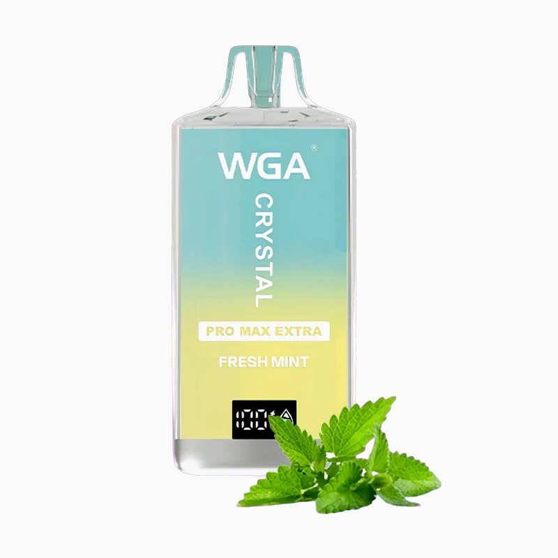 FRESH MINT WGA Crystal Pro Max Extra 15000 Disposable Vape 15K Puffs 25ML #2 FRESH MINT WGA Crystal Pro Max Extra 15000 Disposable Vape 15K Puffs 25ML #2