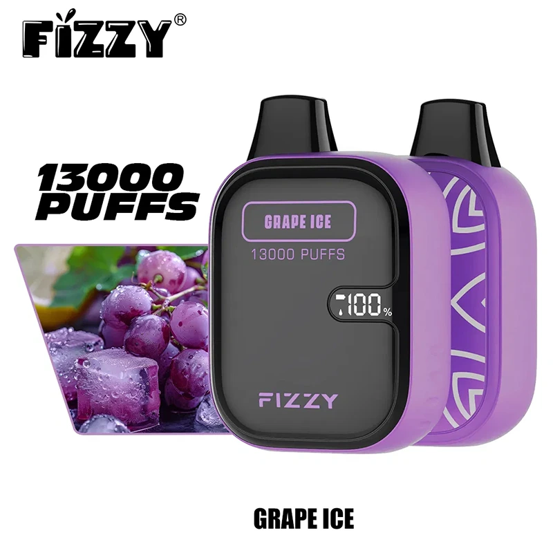 GRAPE ICE Fizzy Boom 13000 Puffs 13K Wegwerpvape 20ML EU Magazijn #4 GRAPE ICE Fizzy Boom 13000 Puffs 13K Wegwerpvape 20ML EU Magazijn #4