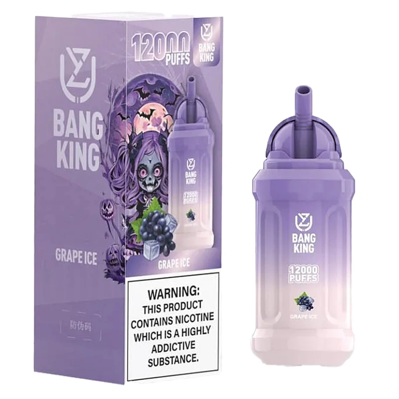 GRAPE ICE UZY Bang King 12000 Disposable Vape 12K Puffs 23ML #4 GRAPE ICE UZY Bang King 12000 Disposable Vape 12K Puffs 23ML #4
