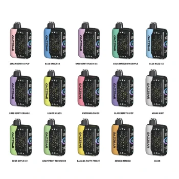 Gazzbar turbo 30000 Disposable Vape 30k Puffs 26ML Flavor List