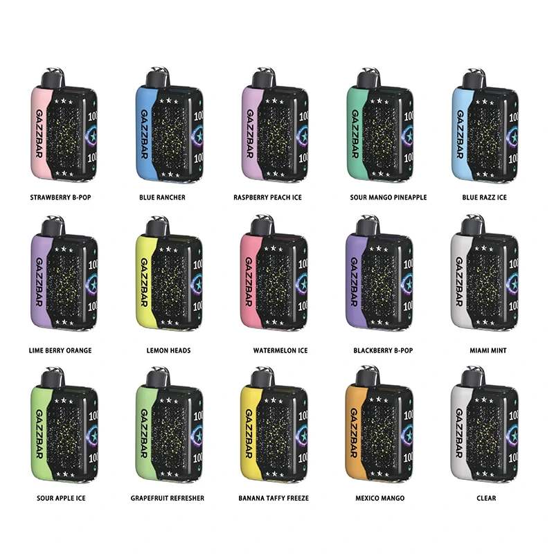 Gazzbar turbo 30000 Einweg Vape 30k Puffs 26ML Geschmacksliste Gazzbar turbo 30000 Einweg Vape 30k Puffs 26ML Geschmacksliste