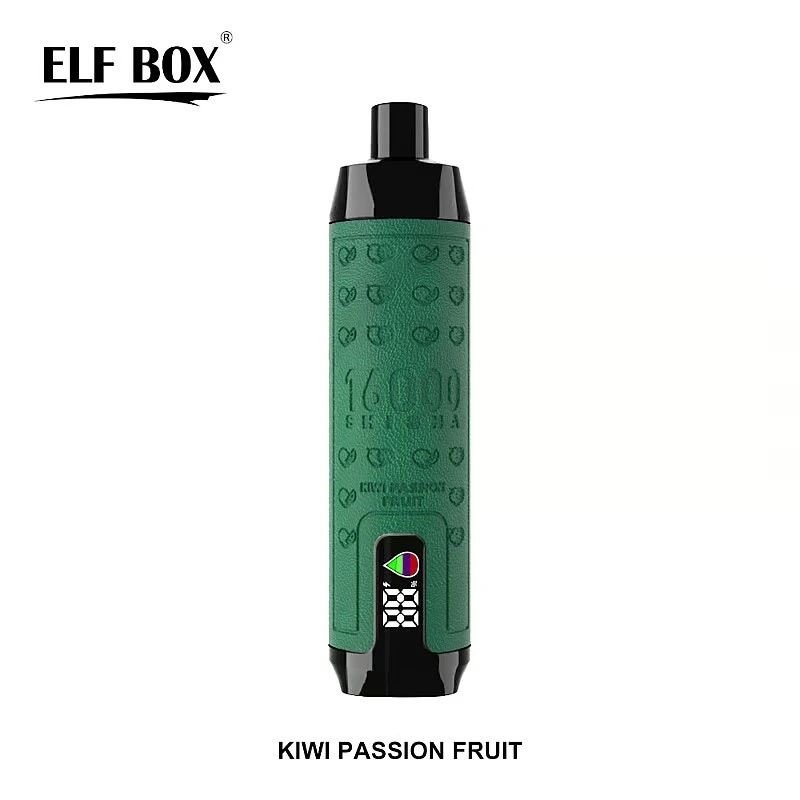 KIWI PASSION FRUIT ELF BOX SHISHA 16000 Vape usa e getta 16K Puffs 28ML Hookah6 KIWI PASSION FRUIT ELF BOX SHISHA 16000 Vape usa e getta 16K Puffs 28ML Narghilè #6