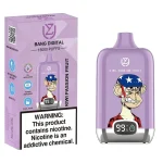 UVA ICE UZY Bang Digital 15000 Vape desechable 15k Puffs 20ml