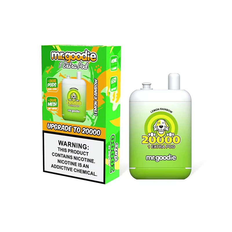 LEMON RAINBOW Mr.Goodie 20000 Vape Desechable 20k Puffs 24ML Pod Doble #1 LEMON RAINBOW Mr.Goodie 20000 Vape Desechable 20k Puffs 24ML Pod Doble #1