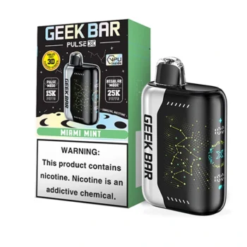 MIAMI MINT GEEK BAR X PULSE 25000 Vape jetable 25K Puffs 16ML #1