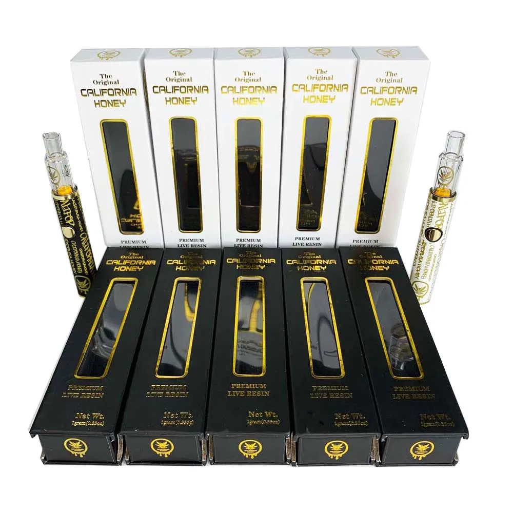 Ny California Honey Vape Kit 1ML Engångskartong 1g förpackningslåda Ny California Honey Vape Kit 1ML Engångskartong 1g förpackningslåda