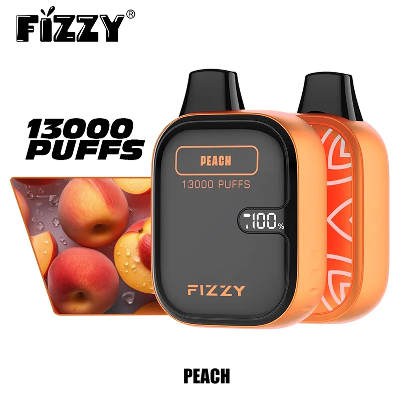 PEACH Fizzy Boom 13000 Puffs 13K Wegwerpvape 20ML EU Magazijn #6 PEACH Fizzy Boom 13000 Puffs 13K Wegwerpvape 20ML EU Magazijn #6
