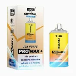 WGA Crystal Pro Max 10000 Vape jetable 10K bouffées 24ML