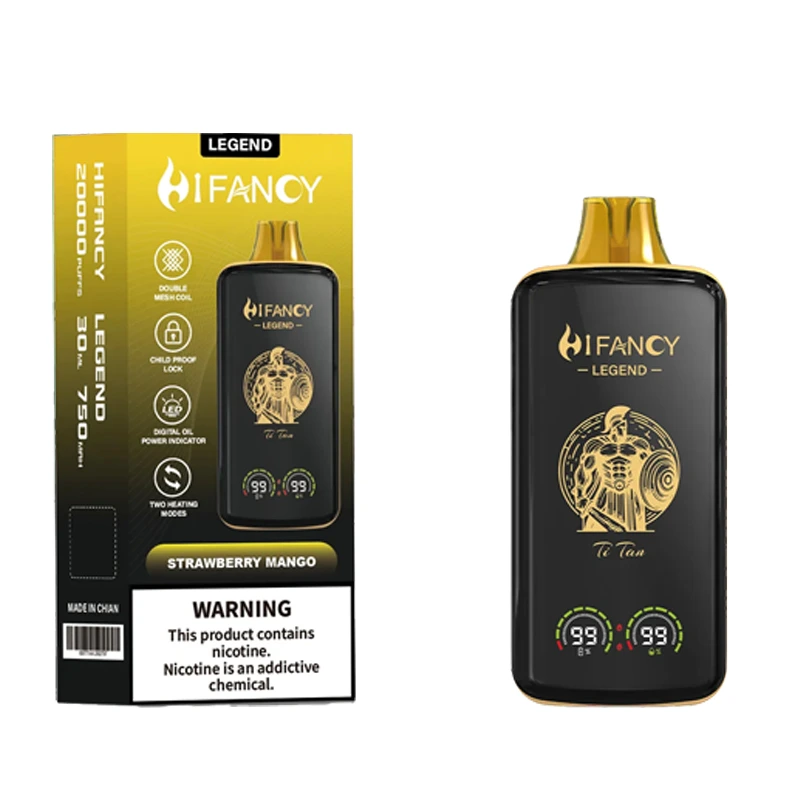 STRAWBERRY MANGO Hifancy Legend 20000 Disposable Vape 20K Puffs 30ML EU Warehouse #2 STRAWBERRY MANGO Hifancy Legend 20000 Disposable Vape 20K Puffs 30ML EU Warehouse #2