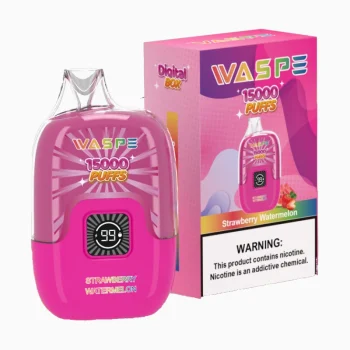 STRAWBERRY WATERMELON WASPE Digital Box 15000 Disposable Vape 15K Puffs 22ML #3