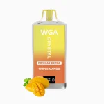 BLACKBERRY BLUEBERRY RASPBERRY WGA Crystal Pro Max Extra 15000 Disposable Vape 15K Puffs 25ML