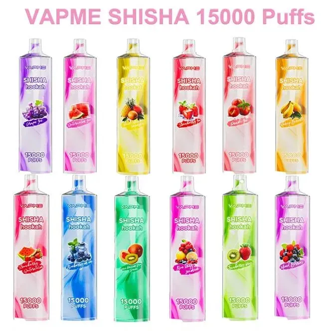 Vapme Shisha Hookah 15000 Disposable Vape 15K Puffs 25ML Flavor List Vapme Shisha Hookah 15000 Disposable Vape 15K Puffs 25ML Flavor List