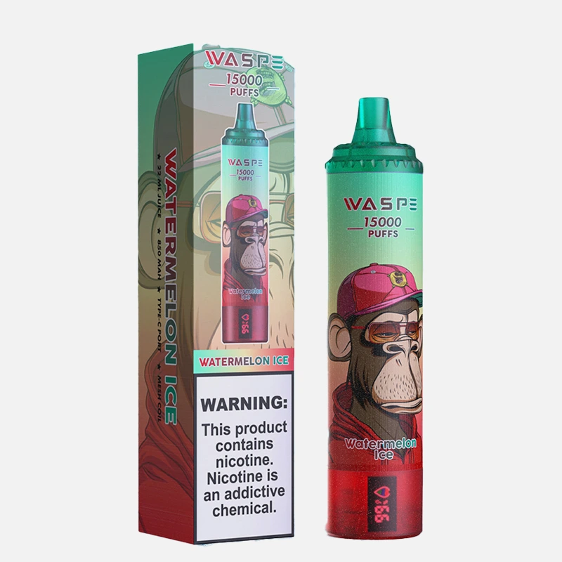 WATERMELON ICE WASPE 15000 Disposable Vape 15K Puffs 22ML #5 WATERMELON ICE WASPE 15000 Disposable Vape 15K Puffs 22ML #5