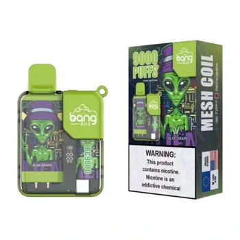 aloe grape Bang Box 9000 Disposable Vape 9K Puffs 16ML #4