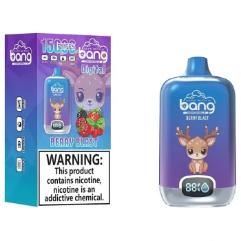 berry blast Bang Digital Box 15000 Disposable Vape 15K Puffs 23ML #4