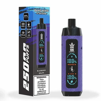 bleuberry grape Bang King Shisha 25000 Disposable Vape 25k Puffs hookah 25ML #8