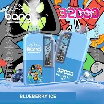 blueberry ice Bang 32000 PRO Disposable Vape 32k Puffs 32ML Crystal #6