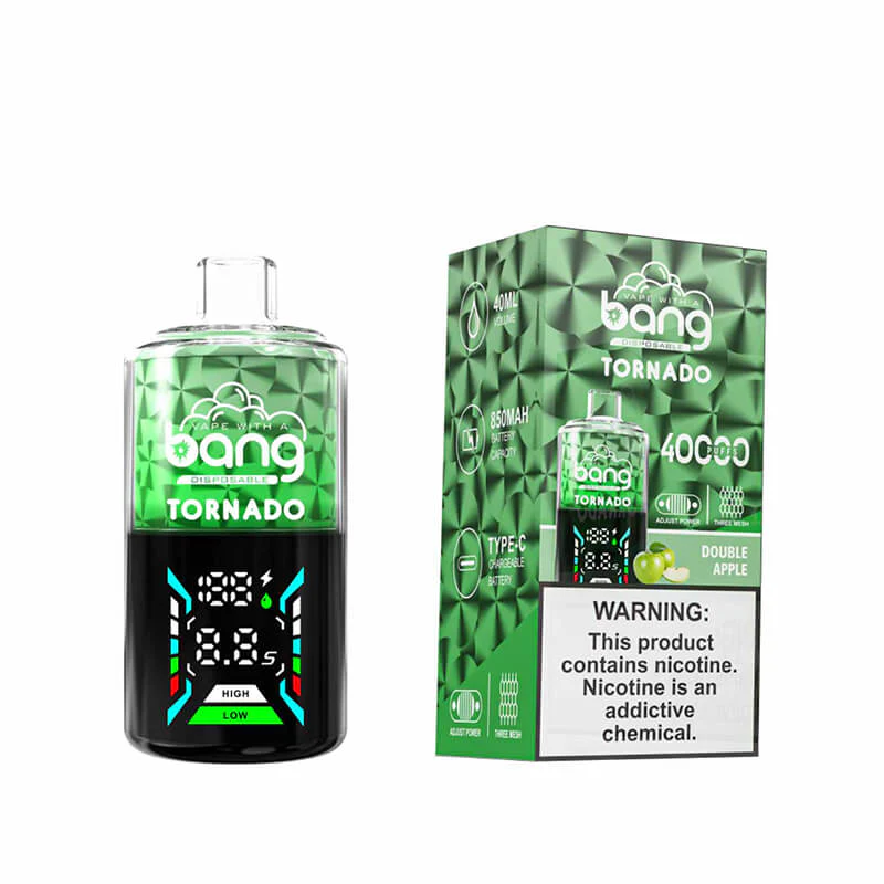 double apple Bang Tornado 40000 Disposable Vape 40K Puffs 40ML Hookah #2 double apple Bang Tornado 40000 Disposable Vape 40K Puffs 40ML Hookah #2