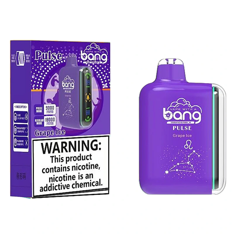 grape ice Bang Pulse 18000 Vape usa e getta 18K Puffs 24ML #6 grape ice Bang Pulse 18000 Vape usa e getta 18K Puffs 24ML #6
