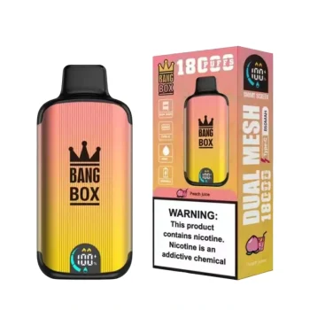peach juice Bang Box 18000 Disposable Vape 18K Puffs 26ML
