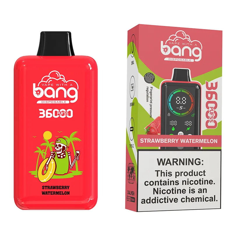 fresa sandía Bang 36000 Vape desechable 36k Puffs 30mL #7 fresa sandía Bang 36000 Vape desechable 36k Puffs 30mL #7