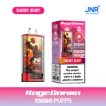 20-Cherry Berry JNR Rage Grilla 55000 55K Puffs Vape usa e getta Schermo intelligente