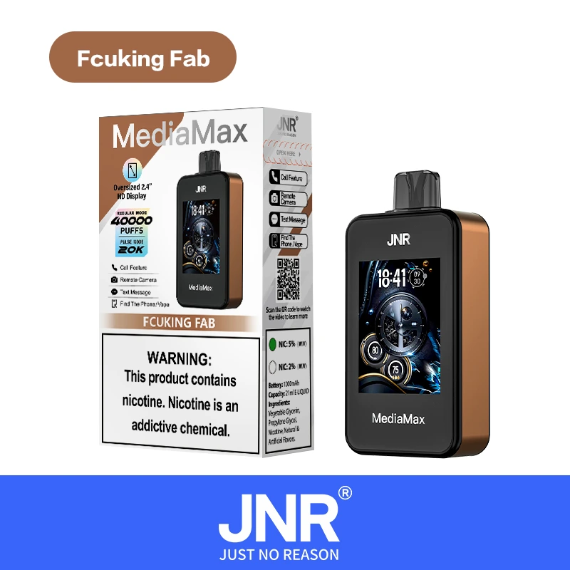 6Fcuking Fab JNR Media Max 40000 40K Puffs Desechable Vape Llamar Característica EU Warehouse 6Fcuking Fab JNR Media Max 40000 40K Puffs Desechable Vape Llamar Característica EU Warehouse