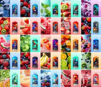 JNR Falcon X 18000 18K Puffs Disposable Vape Adjustable Airflow EU Warehouse Flavors list