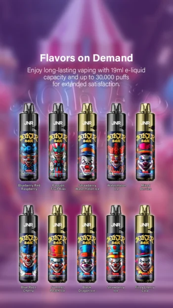 JNR Joker 24000 24K Puffs usa e getta Vape Colorful Breathing Light #2