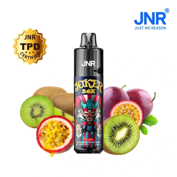 JNR Joker 24000 24K Puffs Disposable Vape Colorful Breathing Light Passion Fruit Kiwi