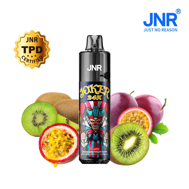 JNR Joker 24000 24K Puffs Engångs Vape Färgglada Andningsljus Passionsfrukt Kiwi
