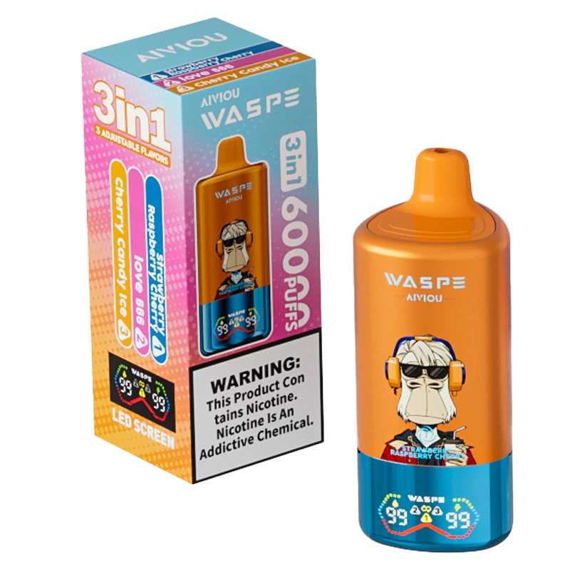 Puff 60k WASPE 60000 Puffs Disposable Vape 3 in 1Flavor EU Warehouse #2 Puff 60k WASPE 60000 Puffs Disposable Vape 3 in 1Flavor EU Warehouse #2