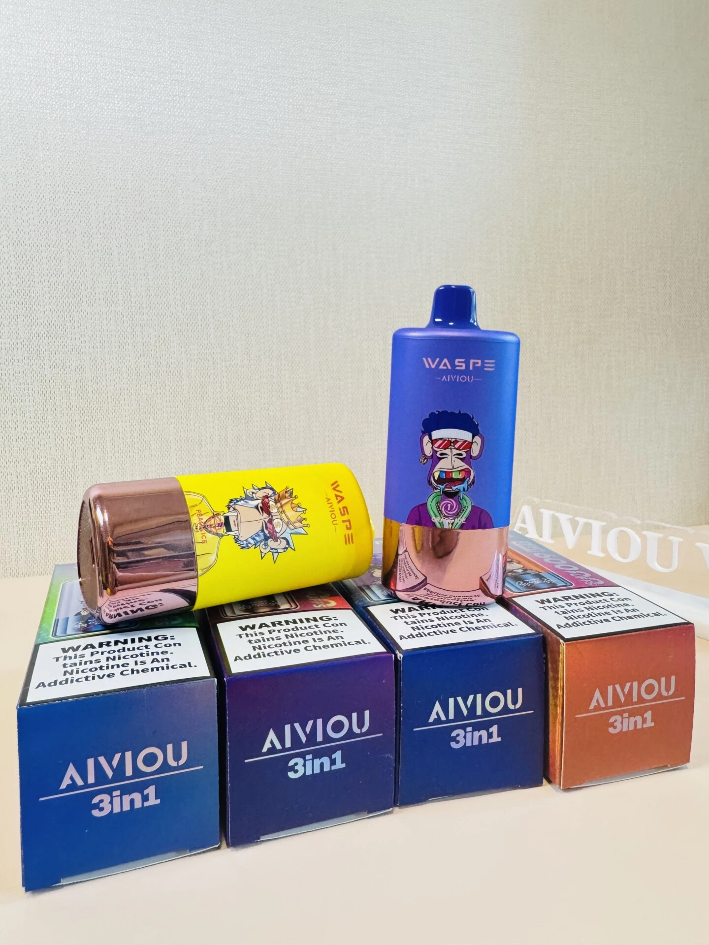 Puff 60k WASPE 60000 Puffs Disposable Vape 3 in 1Flavor EU Warehouse #4 Puff 60k WASPE 60000 Puffs Disposable Vape 3 in 1Flavor EU Warehouse #4