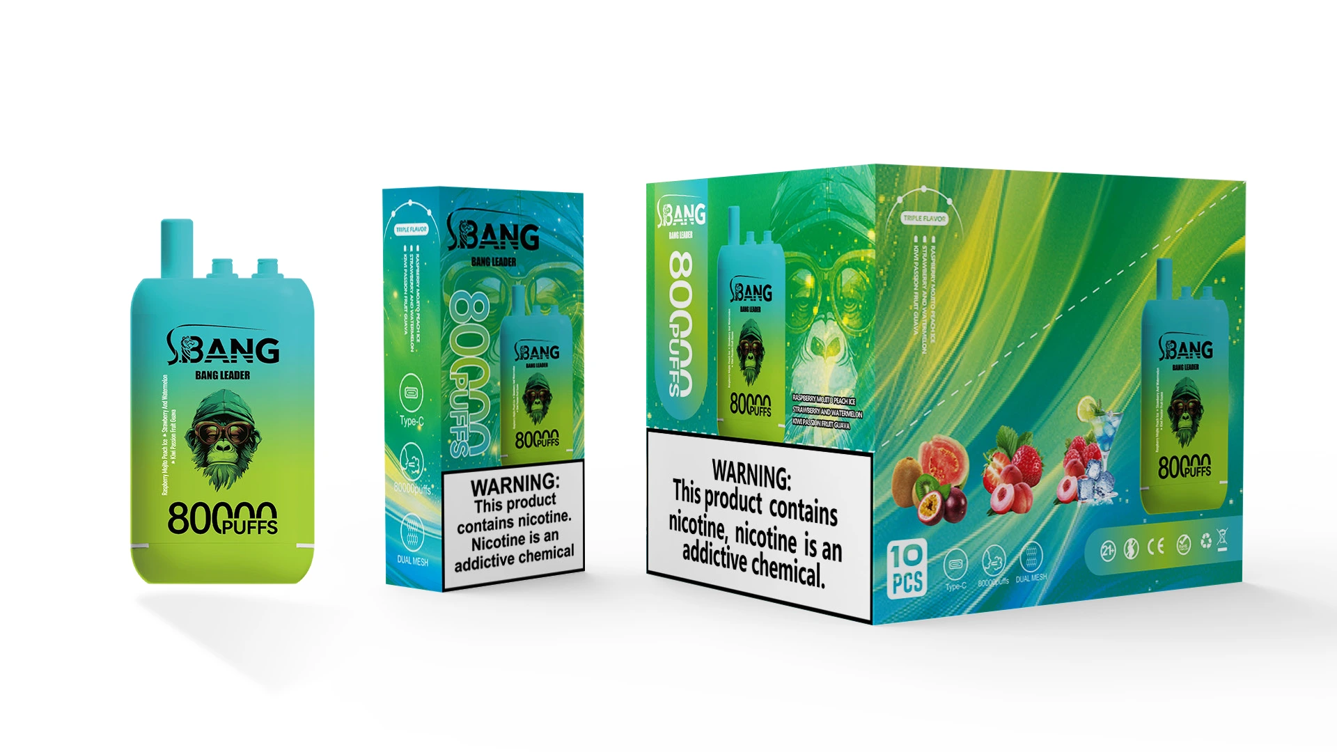 Vape 80k Bang Führer 80000 Puffs Einweg Vape 3 in 1 Geschmack EU Warehouse #6 Vape 80k Bang Führer 80000 Puffs Einweg Vape 3 in 1 Geschmack EU Warehouse #6